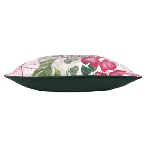 Paoletti Veadeiros Botanical Piped Feather Filled Cushion