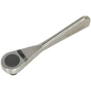 Micro Ratchet Bit Driver - 1/4" Hex Drive - 72-Tooth Ratchet - Stainless Steel