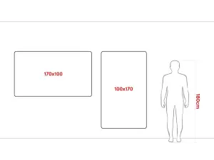 ALLboards Whiteboard dry erase magnetic surface aluminium frame 170x100 cm PREMIUM EXPO