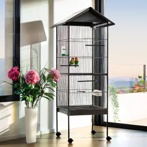 Bird cage 162cm high - anthracite