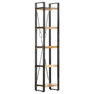 Berkfield 5-Tier Bookcase 39x30x180 cm Solid Mango Wood