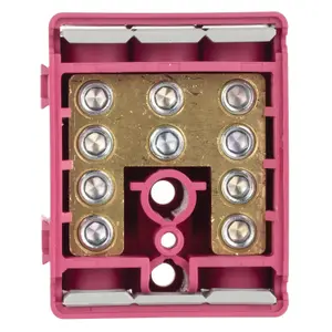 Lewden DT1005PK 100A Single Pole Connector Block Pink