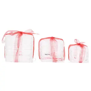 Decorative Acrylic Christmas Gift Boxes 3 pcs Colourful