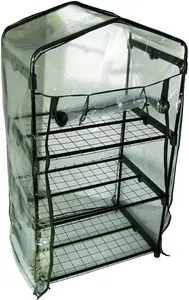 3 Tier Garden Greenhouse with PVC Cover