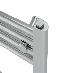 Rinse Bathrooms 600W Electric Heated Warming Towel Rail Bathroom Radiator Chrome - 1000x600mm