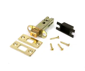 From The Anvil Polished Brass 3" Heavy Duty Tubular Deadbolt