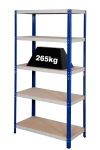 Garage Shelving Racking Unit - Heavy Duty 5 Tier Shelves