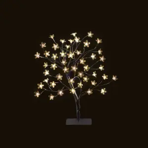 1ft Warm white LED Pre-lit Christmas berry tree