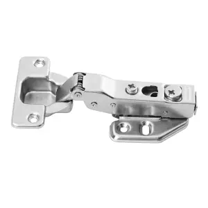 2 Pcs 110 Degree Soft Close Half Overlay Cabinet Door Hinges