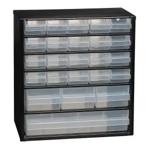 Performance Power Black Organiser with 24 compartments