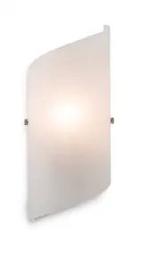 Luminosa Torino 1 Light Glass Indoor Wall Light Frosted Glass, E14