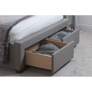 Birlea Valentino Double Bed Grey