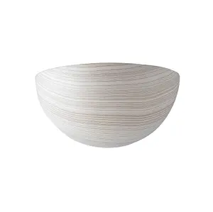 Luminosa MORITZ Wall Uplight Beige 25x12.5x12.5cm