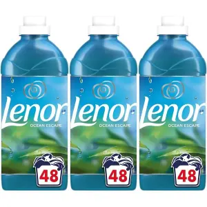 Lenor Fabric Conditioner Ocean Escape 1.68L 48 Wash Pack of 3