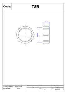 McAlpine T8B 1" BSP Compression Nut