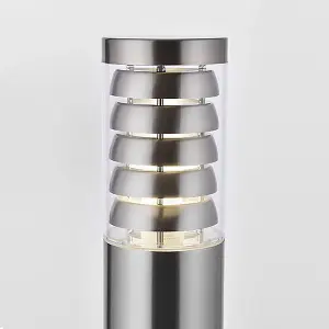 Luminosa Tango Outdoor Bollard Light Stainless Steel IP44, E27