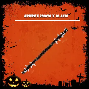 Halloween Tinsel Decoration Halloween Party, Trick or Treat 2m Ghost