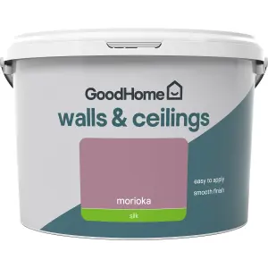 GoodHome Walls & ceilings Morioka Silk Emulsion paint, 2.5L