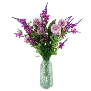 Pack of 6 x 80cm Dark Pink Larkspur Artifical Stem