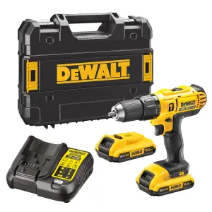 DeWalt 18V Li-ion Brushed Cordless Combi drill (2 x 2Ah) - DCD776D2T- GB - Refurbished