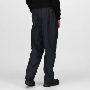 Regatta Professional Linton Waterproof Over Trousers Navy Blue - S