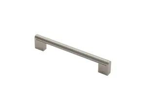 Carlisle Brass Satin Nickel / Stainless Steel Bar Handle 160mm (FTD4750CSNSS)