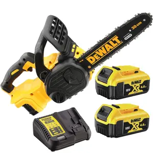 Dewalt DCM565M2 18v XR 30cm Cordless Chainsaw Brushless - 2 x 4.0ah Batteries