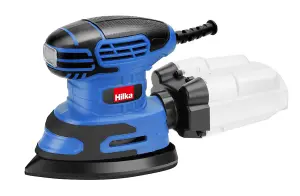 HILKA PALM SANDER 220W TRI BASE 10 SHEETS DETAIL MOUSE ORBITAL SANDING PTDPS220