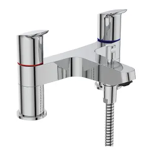 Ideal Standard Ceraflex Dual Control Bath Shower Mixer Tap, B1823AA, Chrome