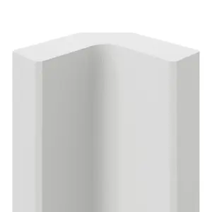 Tydeman Matt grey Tall Corner post, (W)59mm (L)895mm