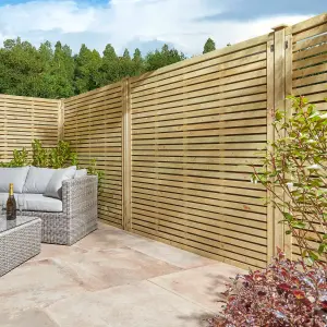 Rowlinson 6X6 Ledbury Garden Screen Pack of 3