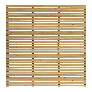 6FT Lap Wooden Fence panel Decorative fence panel Perfect 1.8m W x 1.8m H