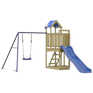 Berkfield Outdoor Playset Impregnated Wood Pine