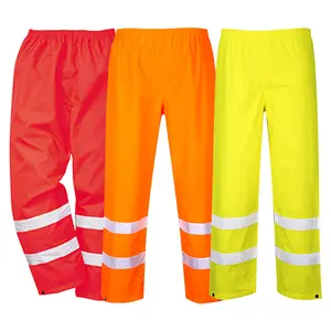 Portwest Hi-Vis Traffic Trousers Orange - S