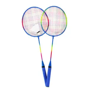 2 Player Badminton Set Rackets Shuttlecock Outdoor Family Fun Garden Sport Game