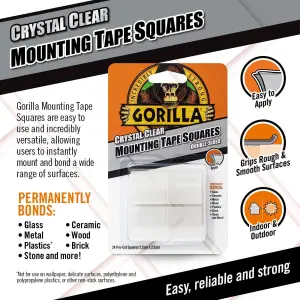 Gorilla - Tape Mounting Squares (Mounting Tape)