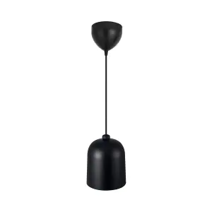 Nordlux Angle Dome Pendant Ceiling Light Black E27