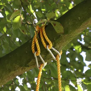 Childrens Garden Swing Seat With Rope by Laeto Summertime Days (Green) - INCLUDES FREE DELIVERY