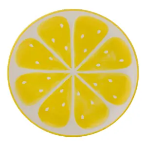 Typhoon World Foods Lemon Oval Bowl, Round Platter & Bowl Set