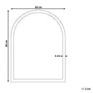 Wall Mirror RAMGANGA Metal Gold