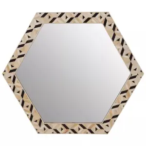 Interiors by Premier Harlo Hexagonal Wall Mirror