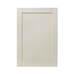 GoodHome Verbena Painted natural ash Matt cashmere Shaker Tall appliance Cabinet door (W)600mm (H)867mm (T)20mm