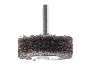 Lessmann - Wire Wheel Brush with Shank 50 x 20mm, 0.30 Steel Wire