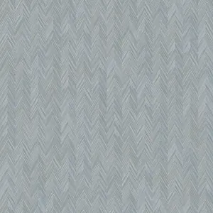 Galerie Texture FX Denim Blue Silver Fibre Weave Textured Wallpaper