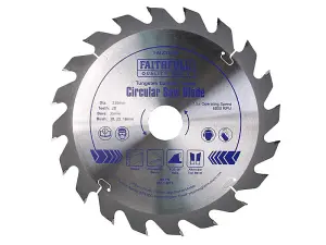 Faithfull FAIZ23520 TCT Circular Saw Blade 235 x 35mm x 20T POS FAIZ23520