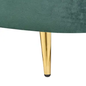 Velvet Sofa Emerlad Green SAVAR