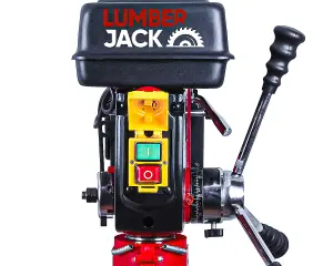 Lumberjack 20mm Floor Standing Professional Trade Drill Press 12 Speed Pillar Red