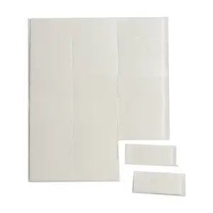 White Mounting Adhesive pad (L)25mm (W)11mm, Pack of 24