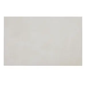 Cimenti Ivory Matt Flat Ceramic Indoor Wall Tile, Pack of 10, (L)402.4mm (W)251.6mm