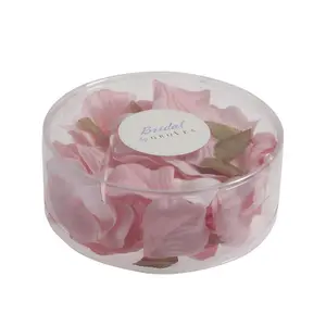 ROSE PETAL BOX - Rose Petals: Pack of 164: Polyester: Pink - Occasions -- Bulk